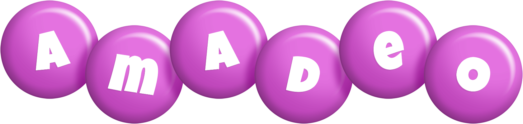 Amadeo candy-purple logo