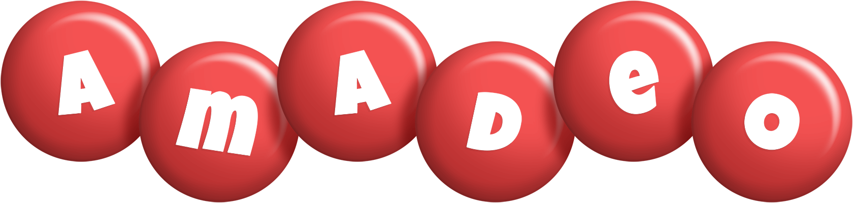 Amadeo candy-red logo
