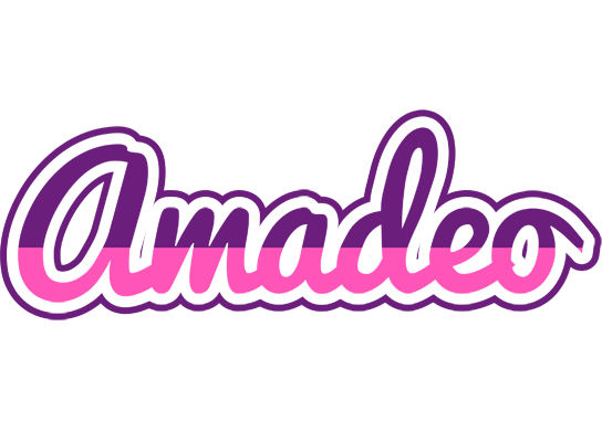 Amadeo cheerful logo