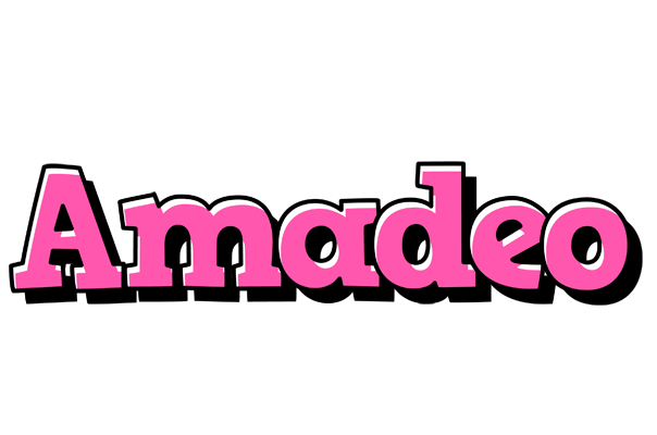 Amadeo girlish logo
