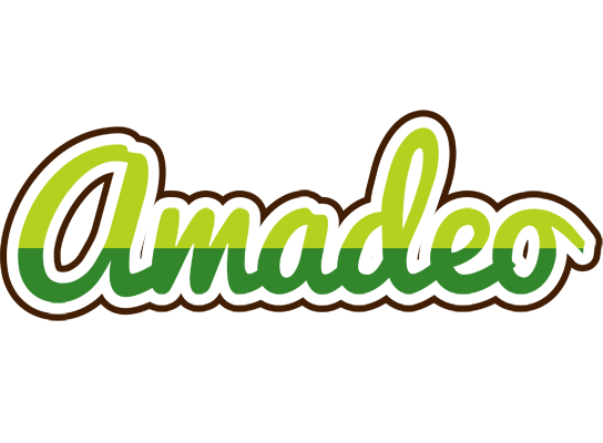 Amadeo golfing logo