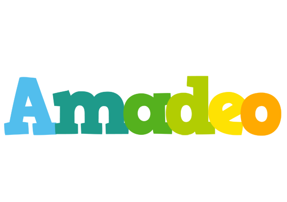 Amadeo rainbows logo