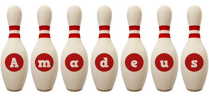 Amadeus bowling-pin logo