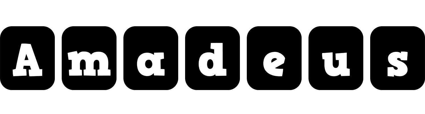 Amadeus box logo