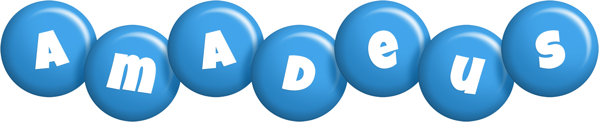 Amadeus candy-blue logo