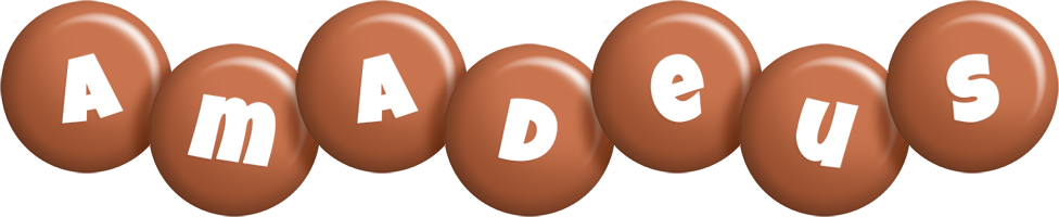Amadeus candy-brown logo