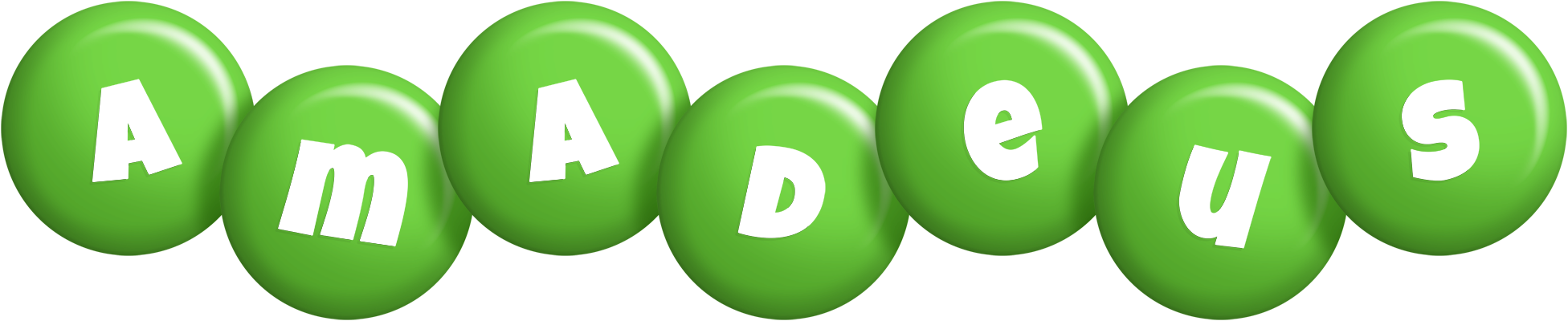 Amadeus candy-green logo