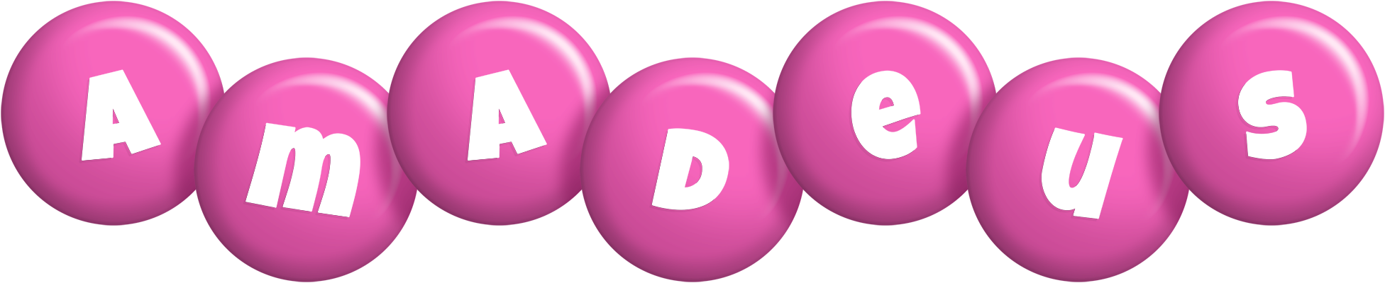 Amadeus candy-pink logo