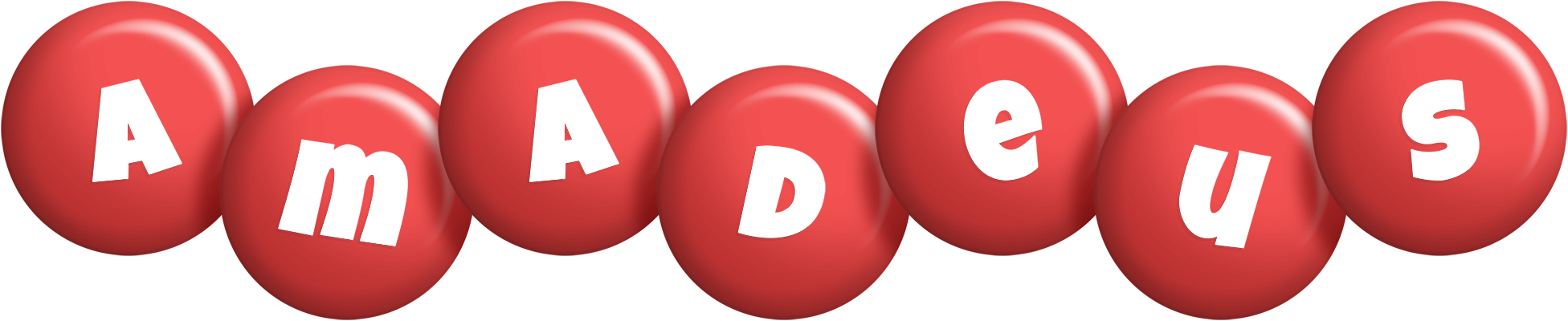 Amadeus candy-red logo
