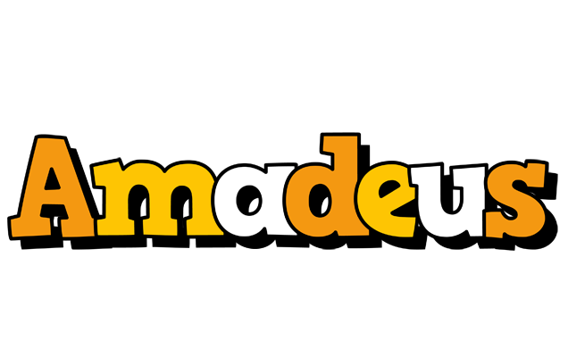 Amadeus cartoon logo