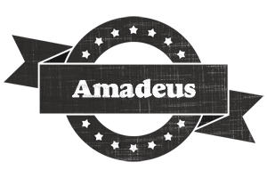 Amadeus grunge logo