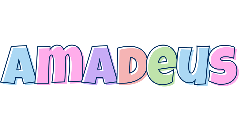 Amadeus pastel logo