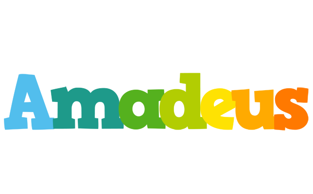 Amadeus rainbows logo