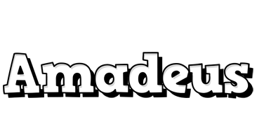 Amadeus snowing logo