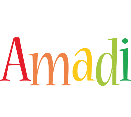 Amadi birthday logo