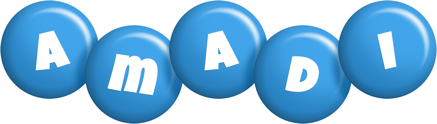Amadi candy-blue logo