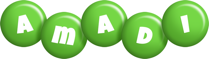 Amadi candy-green logo