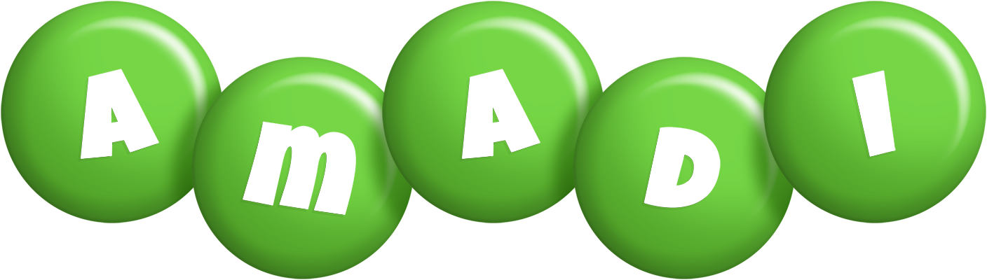 Amadi candy-green logo