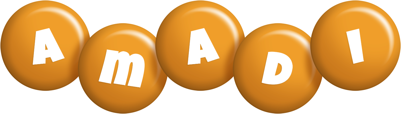 Amadi candy-orange logo