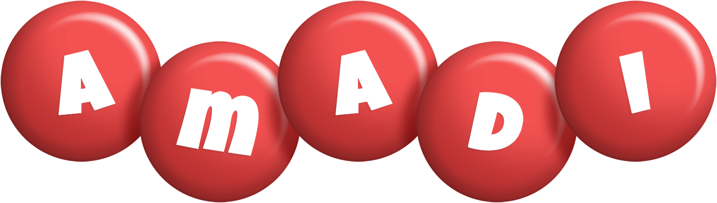 Amadi candy-red logo