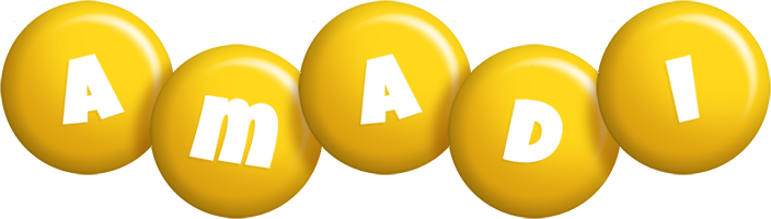 Amadi candy-yellow logo