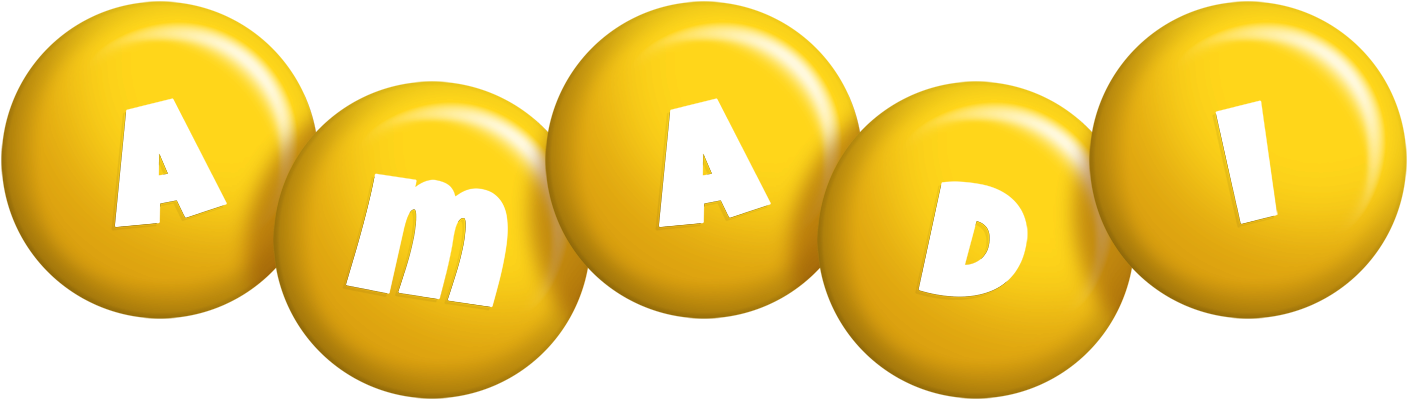 Amadi candy-yellow logo
