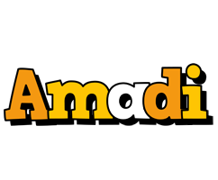 Amadi cartoon logo