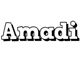 Amadi snowing logo