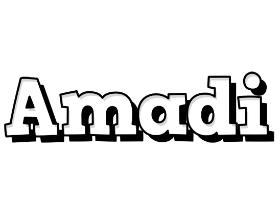 Amadi snowing logo