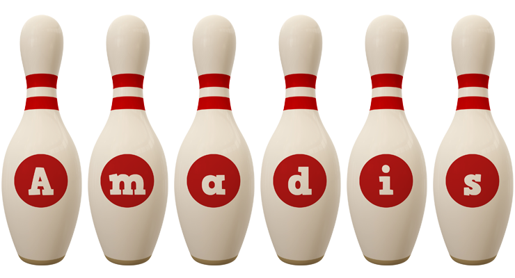 Amadis bowling-pin logo
