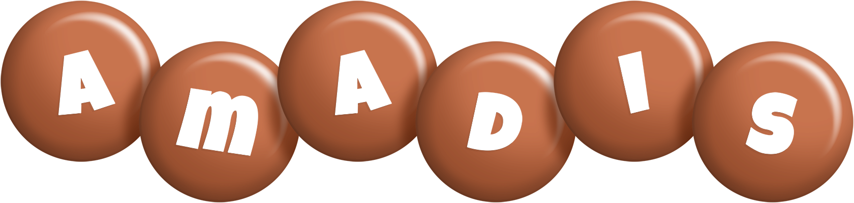 Amadis candy-brown logo