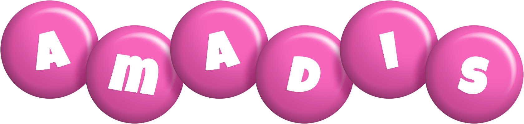 Amadis candy-pink logo