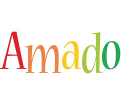 Amado birthday logo