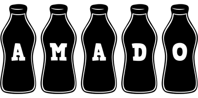 Amado bottle logo