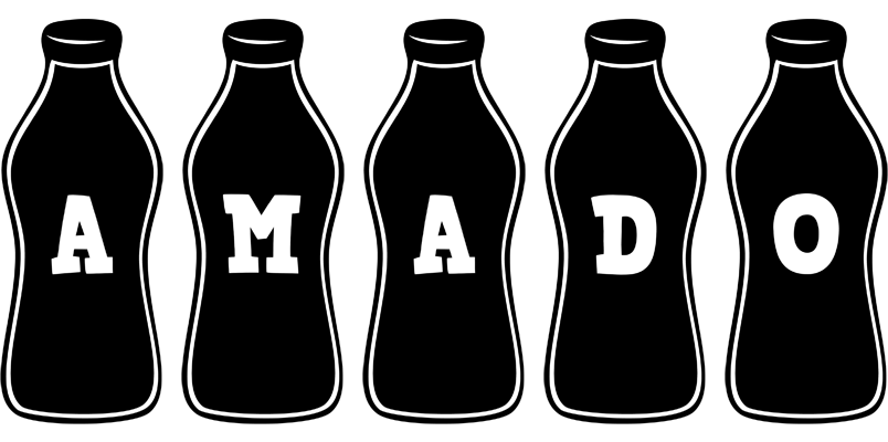 Amado bottle logo