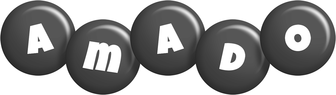 Amado candy-black logo