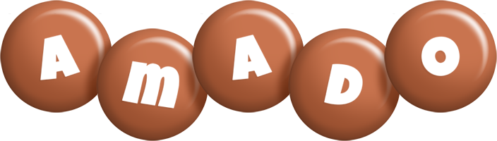 Amado candy-brown logo