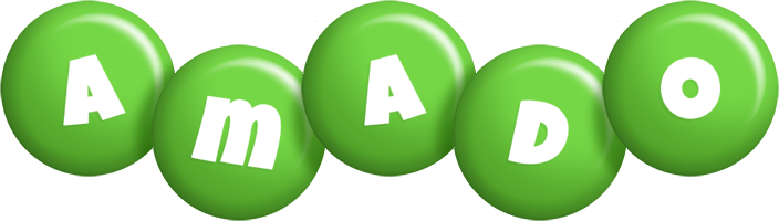 Amado candy-green logo