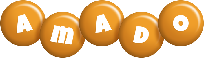 Amado candy-orange logo