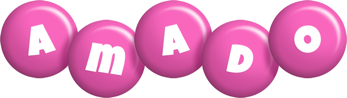 Amado candy-pink logo