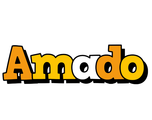 Amado cartoon logo