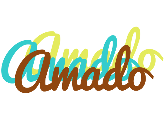 Amado cupcake logo
