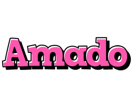 Amado girlish logo