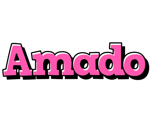 Amado girlish logo