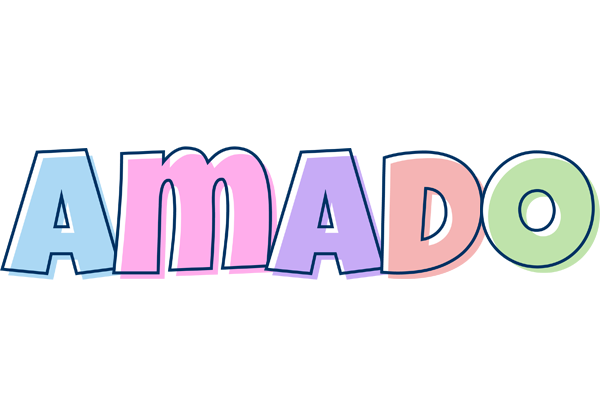 Amado pastel logo