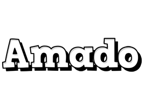 Amado snowing logo