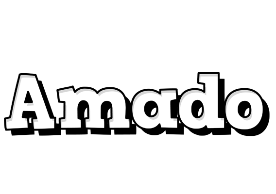 Amado snowing logo