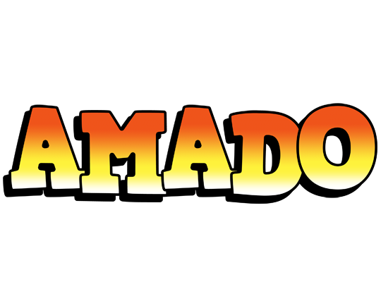 Amado sunset logo