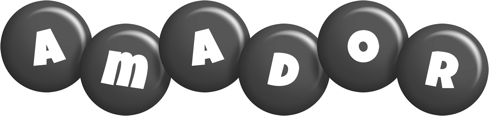 Amador candy-black logo