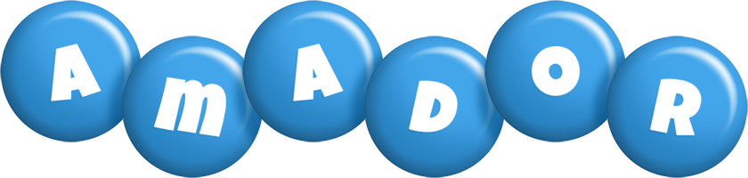 Amador candy-blue logo